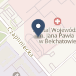 Szpital Wojewódzki im. Jana Pawła II w Bełchatowie na mapie