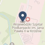 Wojewódzki Szpital Podkarpacki im. Jana Pawła II w Krośnie na mapie