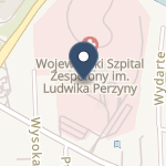 Wojewódzki Szpital Zespolony im. Ludwika Perzyny w Kaliszu na mapie