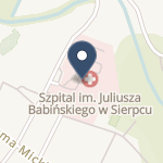 SPZOZ w Sierpcu na mapie