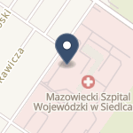 Mazowiecki Szpital Wojewódzki im. św. Jana Pawła II w Siedlcach na mapie