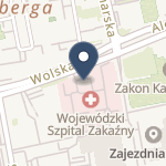 Wojewódzki Szpital Zakaźny w Warszawie na mapie