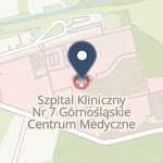 Szpital Kliniczny Nr 7 Śląskiego Uniwersytetu Medycznego na mapie