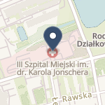 III Szpital Miejski im. Dr Karola Jonschera w Łodzi na mapie