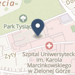 Szpital Wojewódzki SPZOZ w Zielonej Górze na mapie