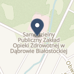 SPZOZ w Dąbrowie Białostockiej na mapie