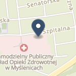 SPZOZ w Myślenicach na mapie