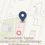 Wojewódzki Szpital Dziecięcy im. J. Brudzińskiego w Bydgoszczy na mapie