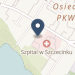 Szpital w Szczecinku na mapie