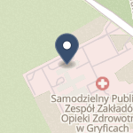 SPZZOZ w Gryficach na mapie