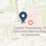 SPZOZ Szpital Powiatowy im.Edmunda Biernackiego w Opocznie na mapie
