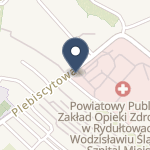 Szpital Powiatowy w Wodzisławiu Śląskim na mapie