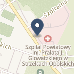 Szpital Powiatowy im. Prałata J. Glowatzkiego w Strzelcach Opolskich na mapie