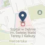 Szpital w Dębnie na mapie