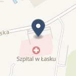 Szpital Łask na mapie